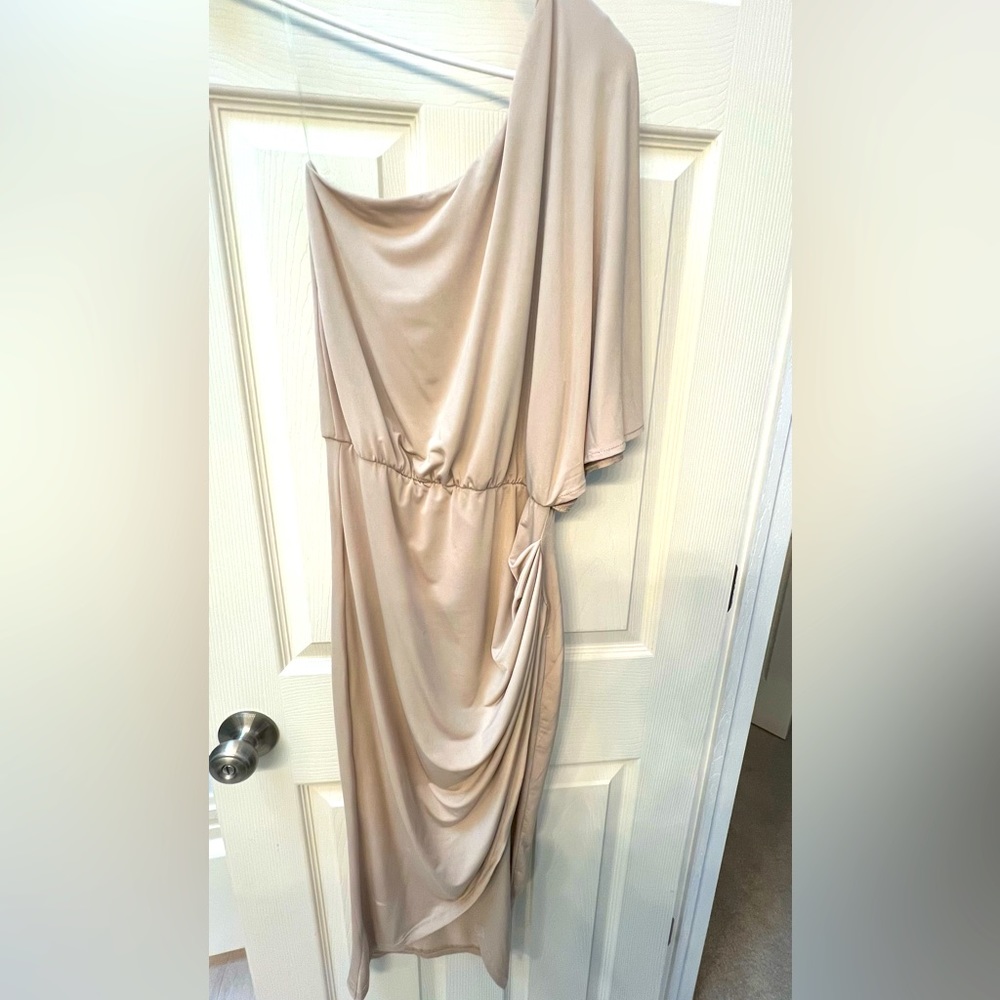 One Shoulder Evening Dress